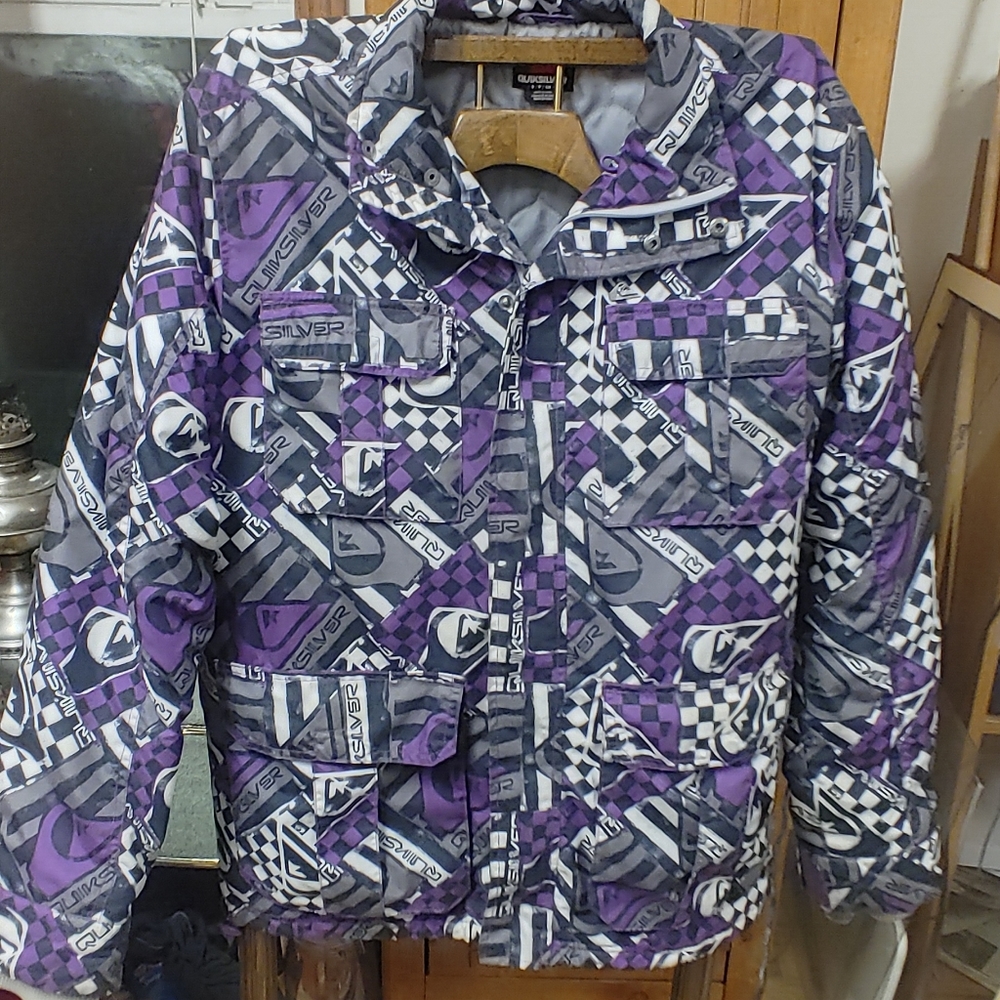 Men's Quicksilver Graffiti Ski Jacket sz. Small